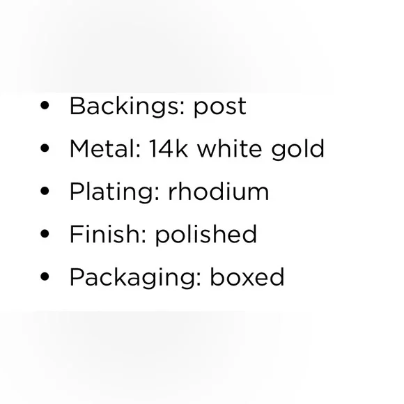 Charles & Colvard White Gold Stud Earrings - Picture 9 of 14